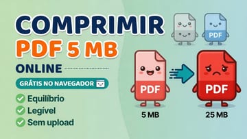Comprimir PDF para 5 MB Online Grátis